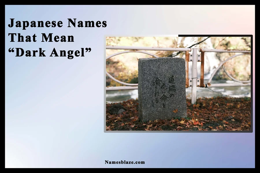 Japanese Names That Mean “Dark Angel”